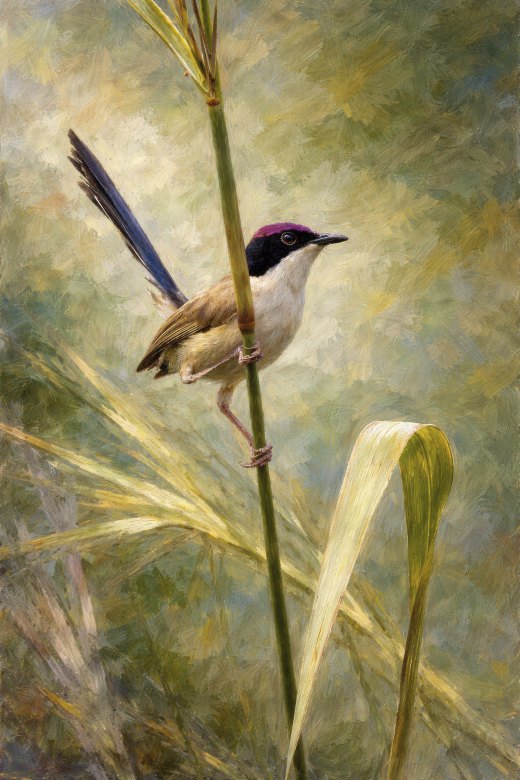 Purple-crowned Fairywren